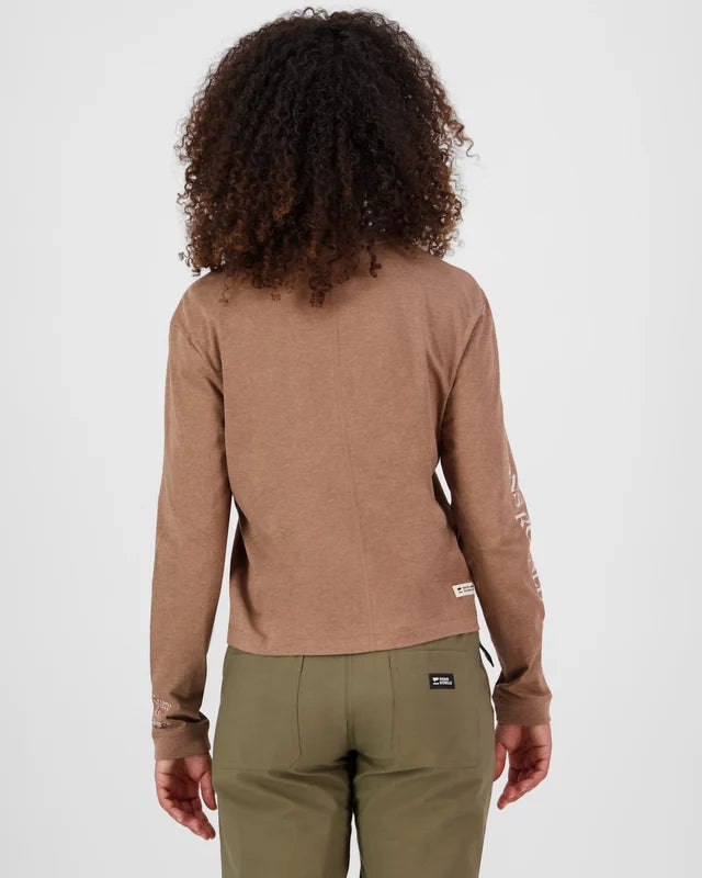 Mons Royale Womens Yonder Merino Organic Cotton Long Sleeve