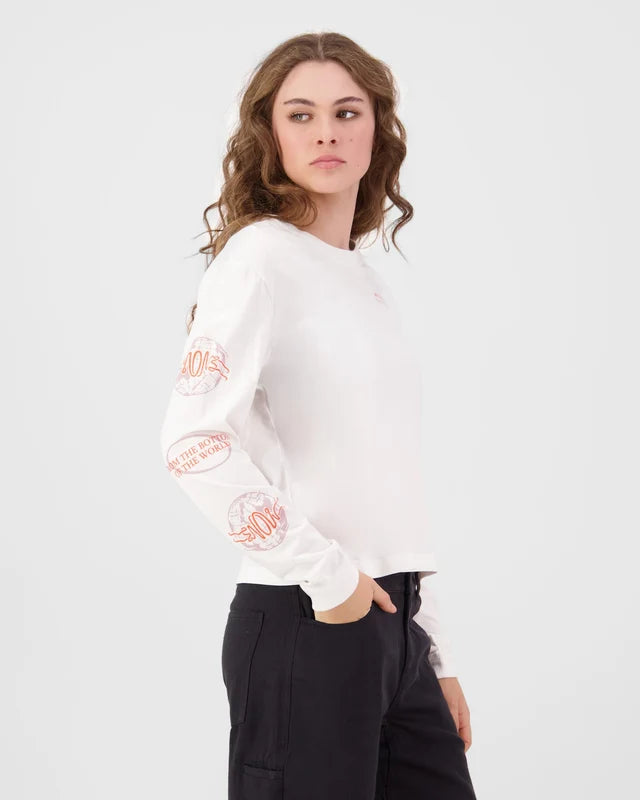 Mons Royale Womens Yonder Merino Organic Cotton Long Sleeve
