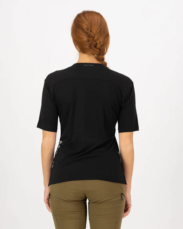 Mons Royale Womens Diversion Merino Bike Jersey Short Sleeve