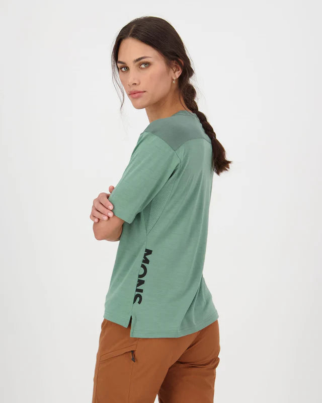 Mons Royale Womens Diversion Merino Bike Jersey Short Sleeve