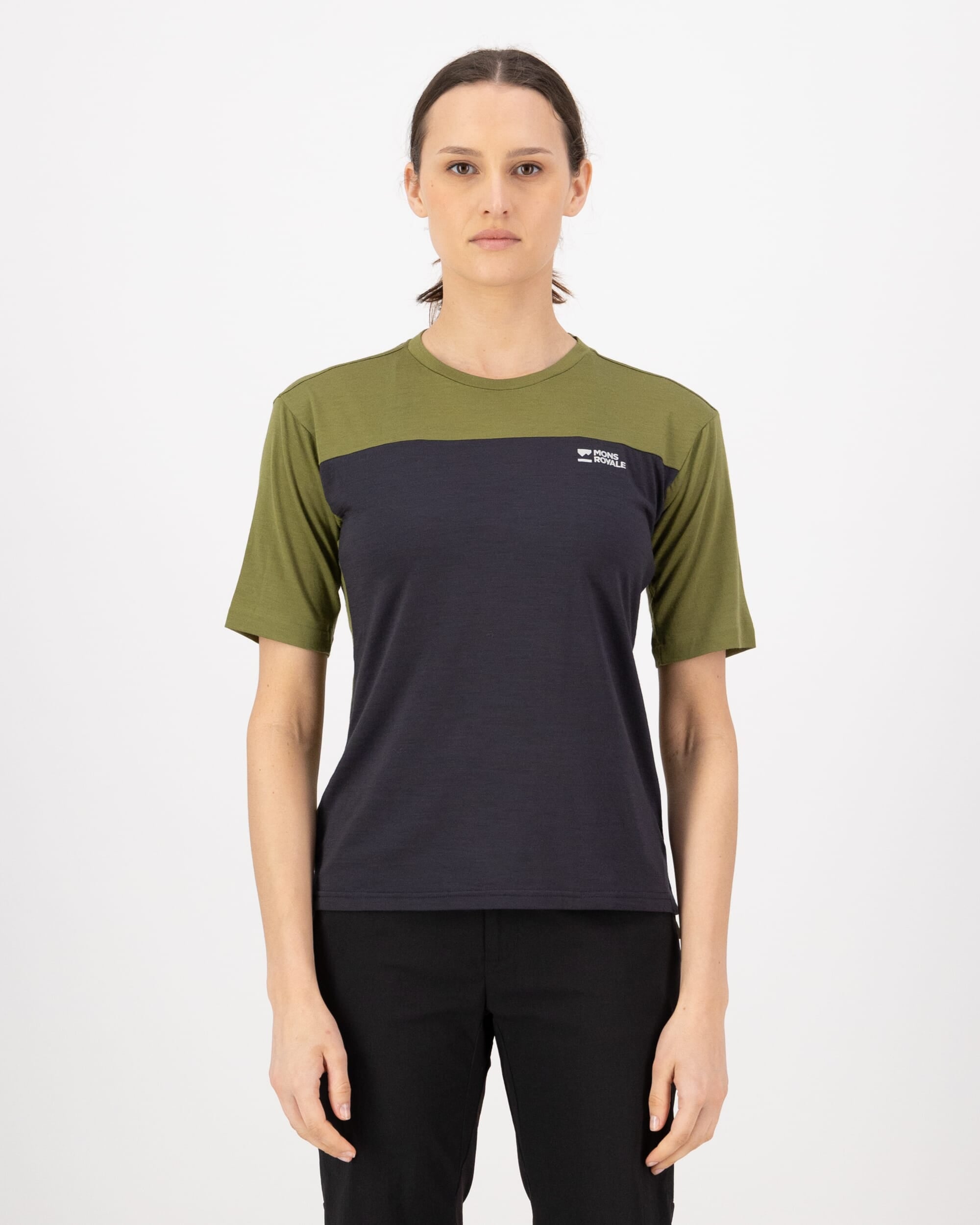 Mons Royale Womens Diversion Merino Bike Jersey Short Sleeve