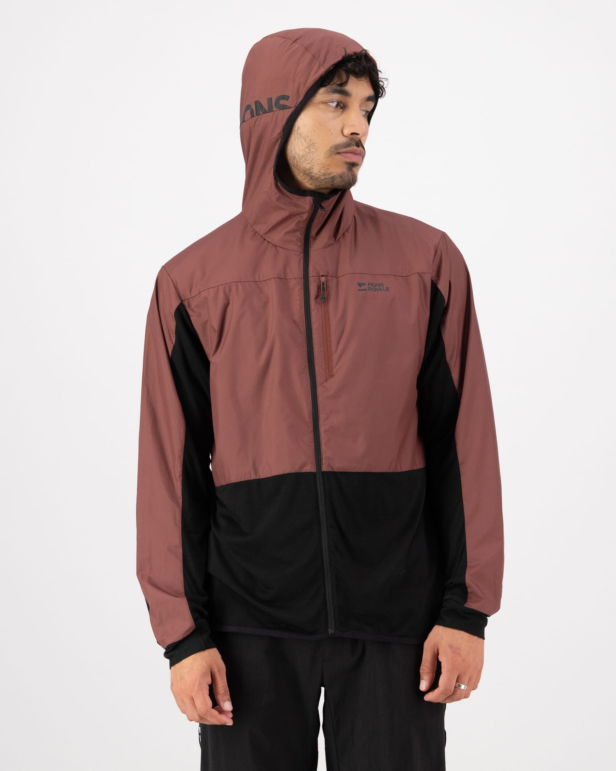 Mons Royale Mens Diversion Merino Wind Jacket