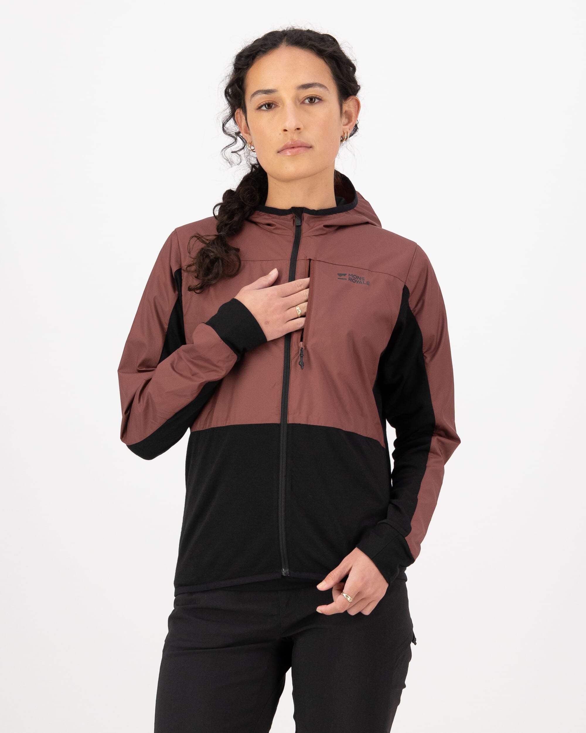 Mons Royale Womens Diversion Merino Wind Jacket