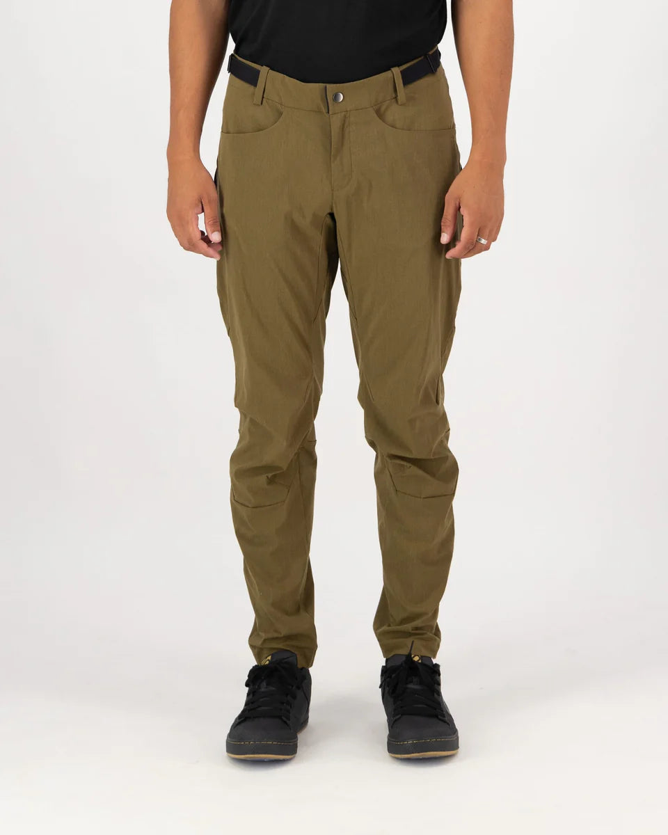 Mons Royale Mens Diversion Merino Trail Pants Dark Olive