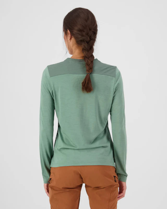 Mons Royale Womens Diversion Merino Bike Jersey Long Sleeve