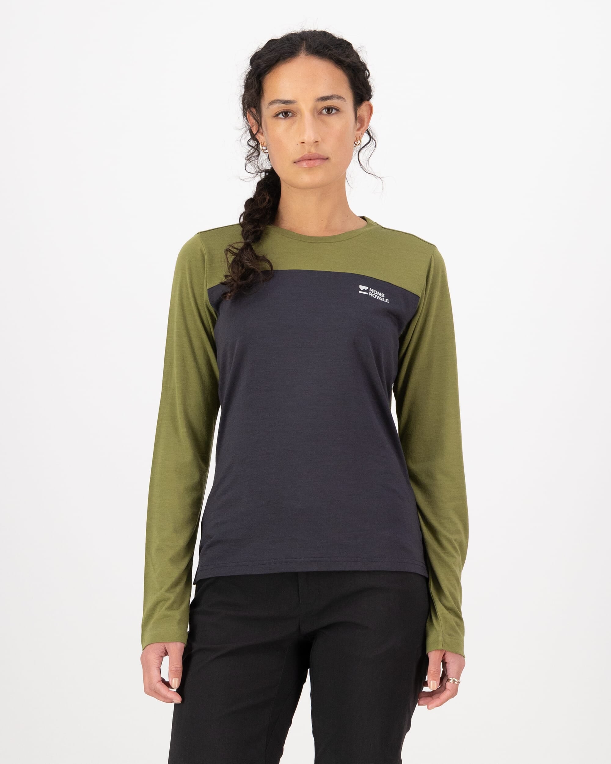 Mons Royale Womens Diversion Merino Bike Jersey Long Sleeve