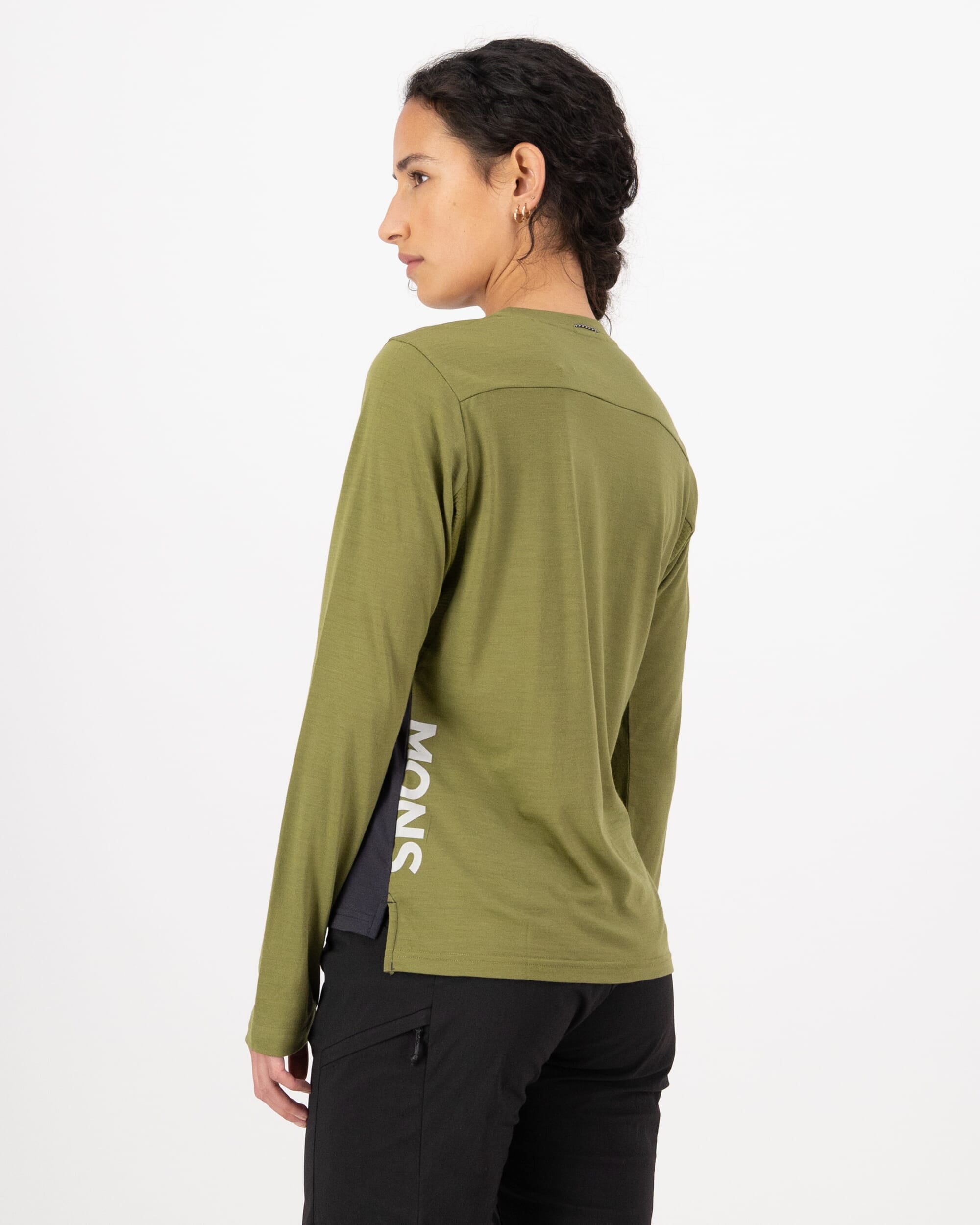 Mons Royale Womens Diversion Merino Bike Jersey Long Sleeve