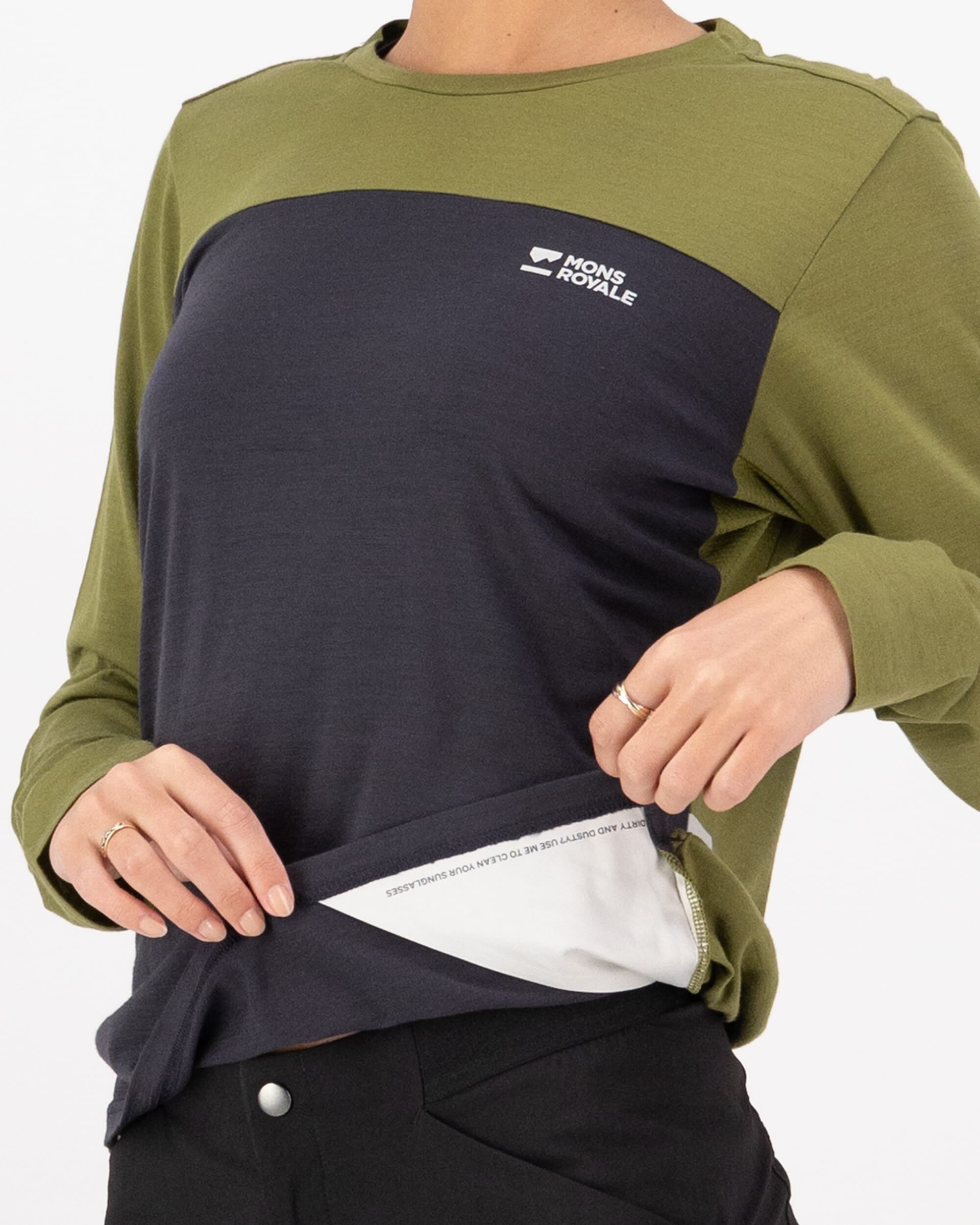 Mons Royale Womens Diversion Merino Bike Jersey Long Sleeve