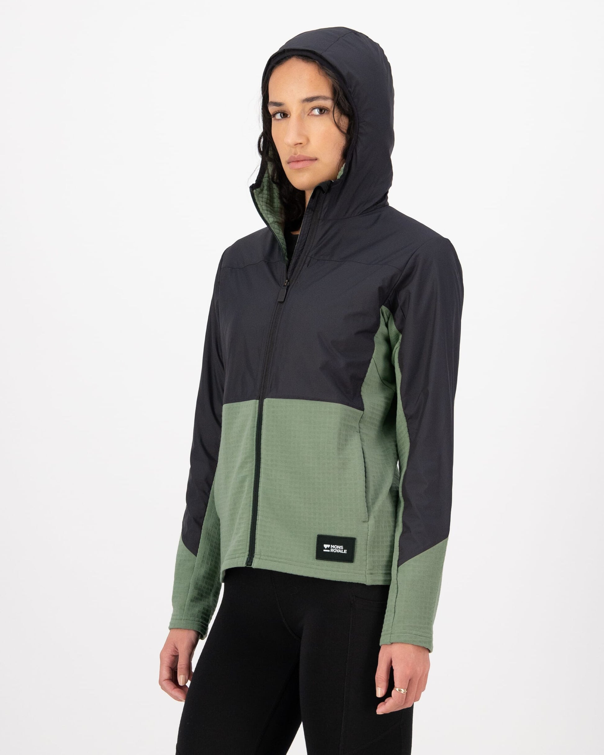 Mons Royale Womens Offgrid Merino Fleece Wind Jacket