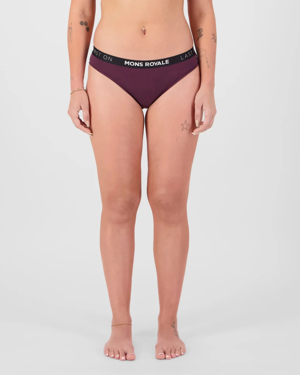 Mons Royale Womens Folo Merino Briefs Fig