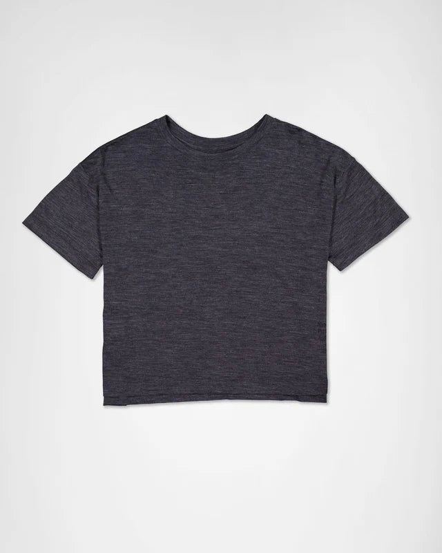 Mons Royale Womens Zephyr Merino Tencel Boxy T-Shirt