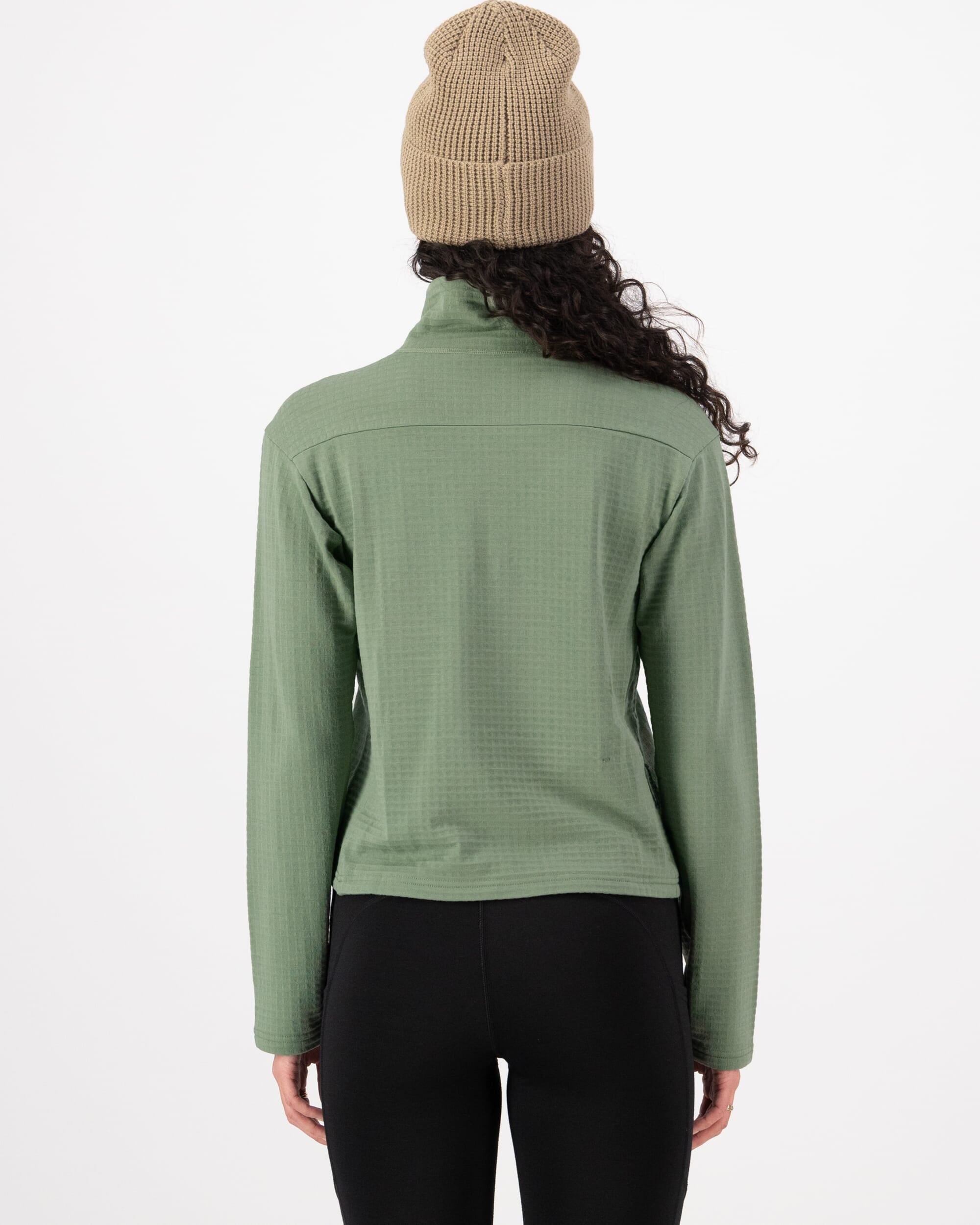 Mons Royale Womens Offgrid Merino Fleece Long Sleeve