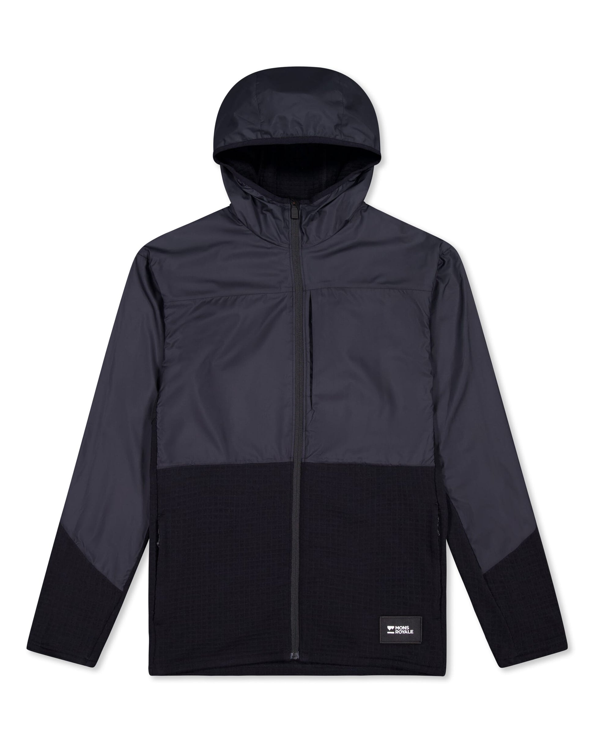 Mons Royale Mens Offgrid Merino Fleece Wind Jacket