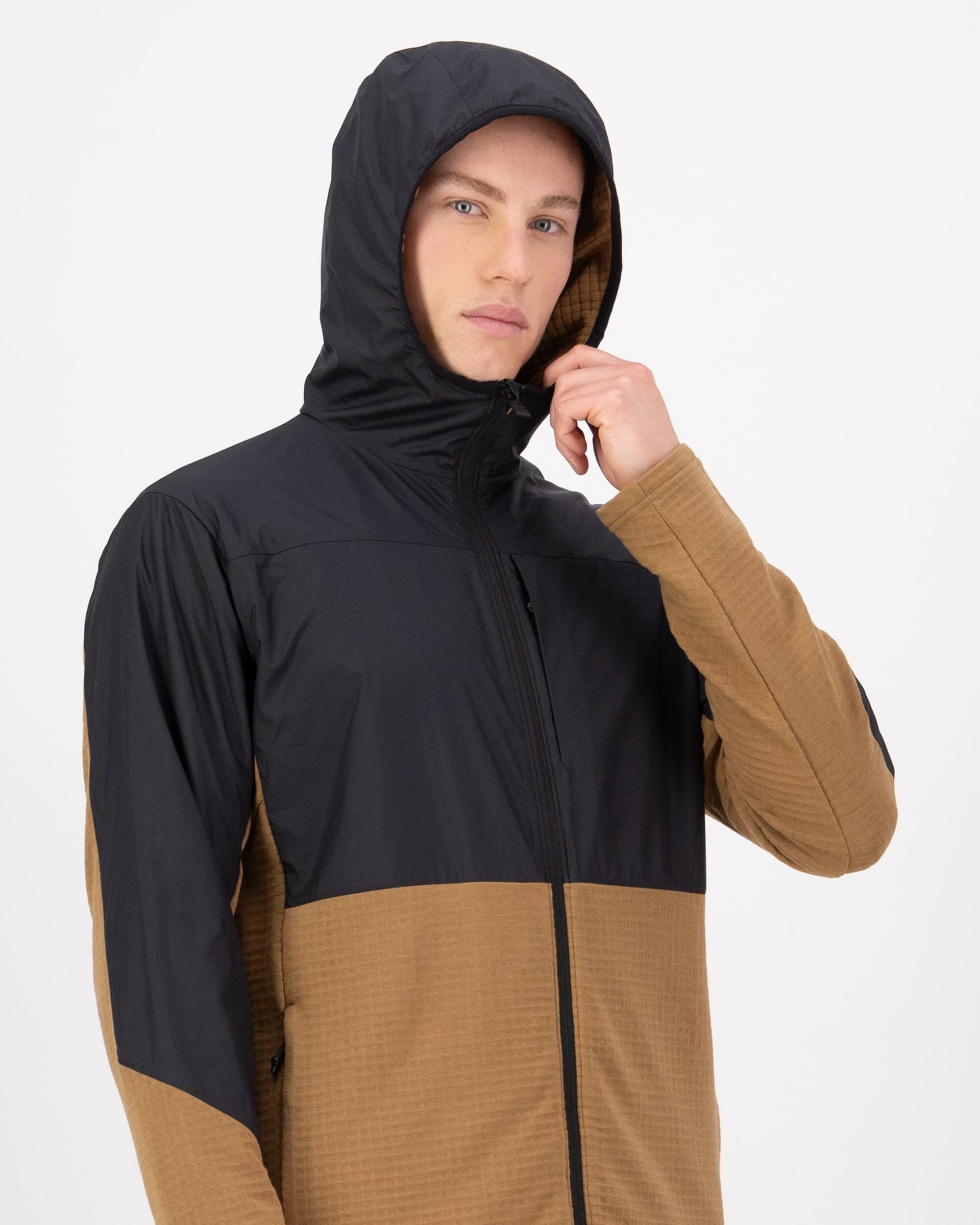Mons Royale Mens Offgrid Merino Fleece Wind Jacket