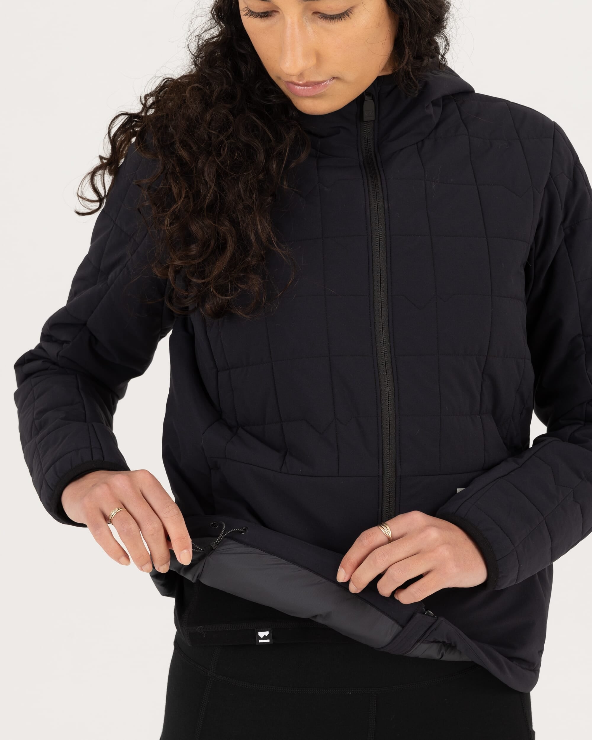 Mons Royale Womens Canyon Merino Insulated Hooded Jacket