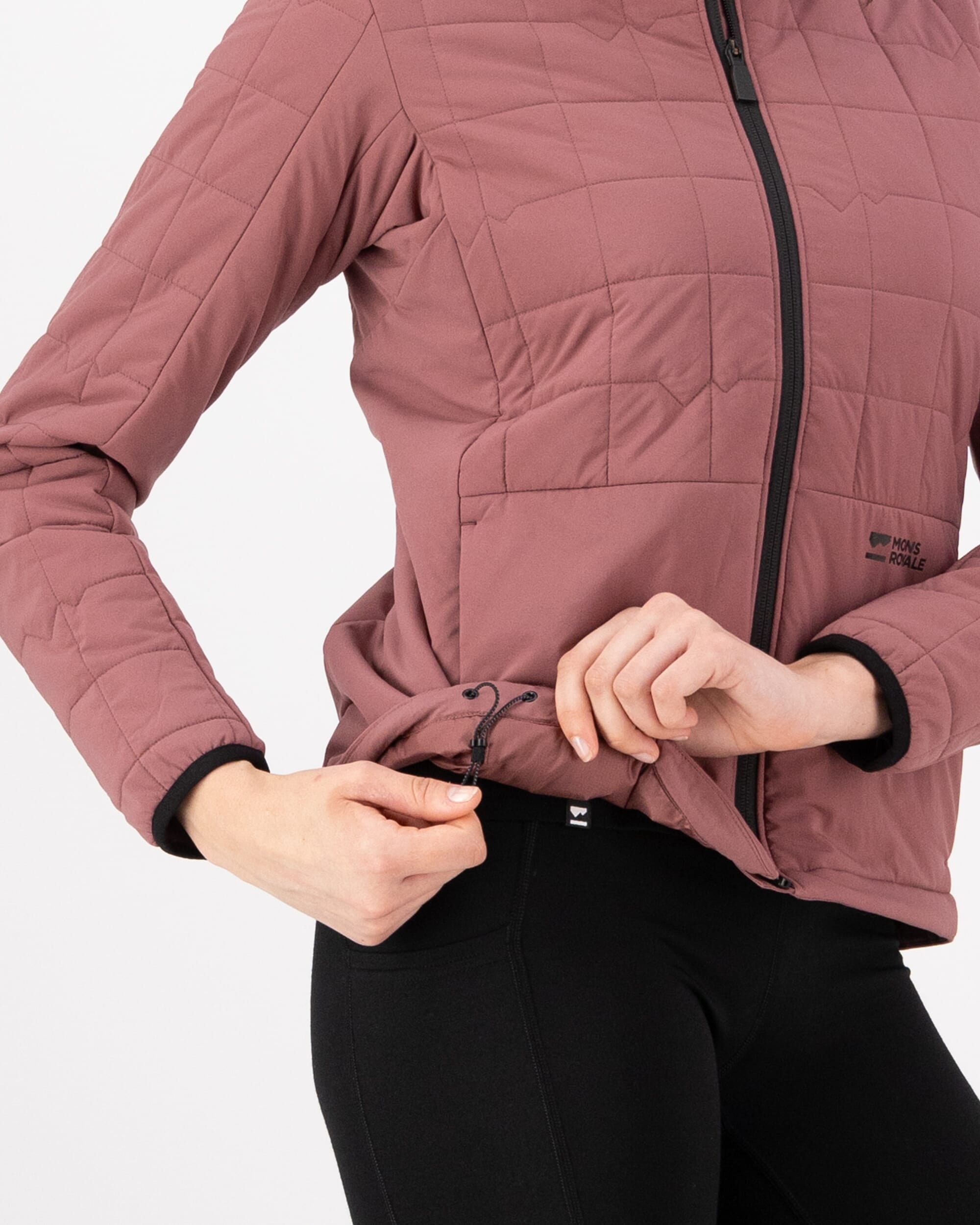 Mons Royale Womens Canyon Merino Insulated Hooded Jacket