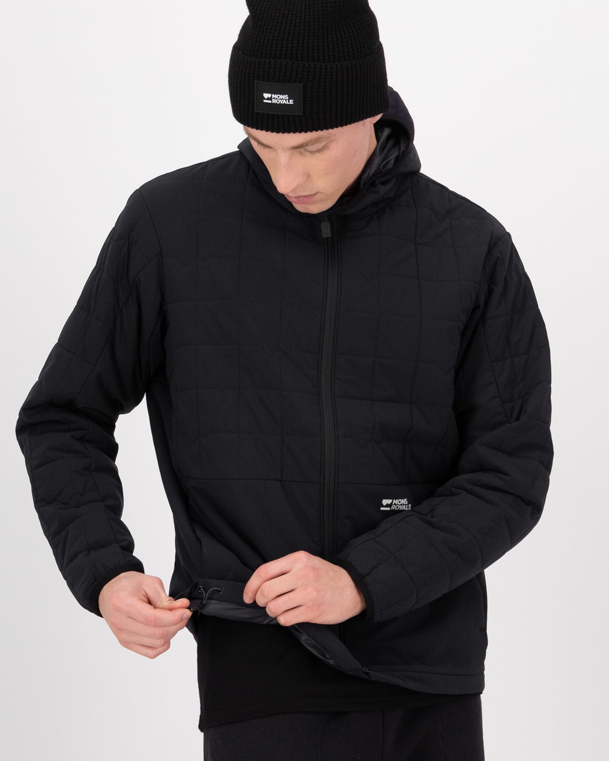 Mons Royale Mens Canyon Merino Insulated Hooded Jacket