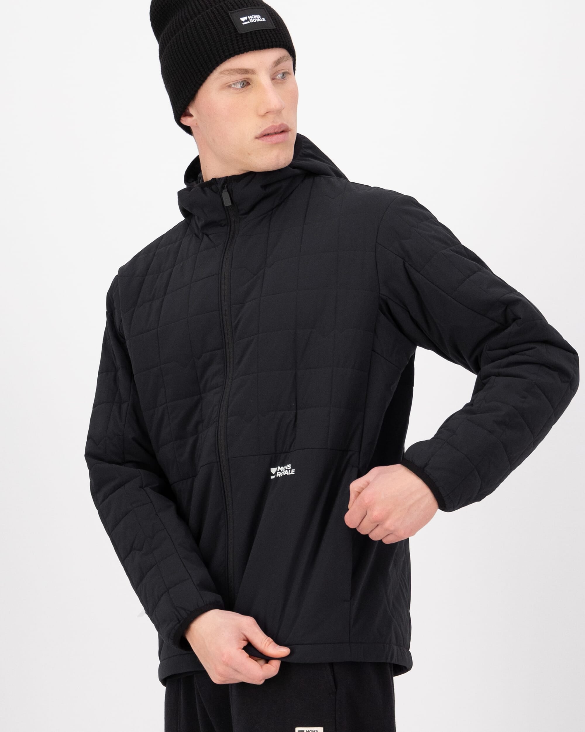 Mons Royale Mens Canyon Merino Insulated Hooded Jacket