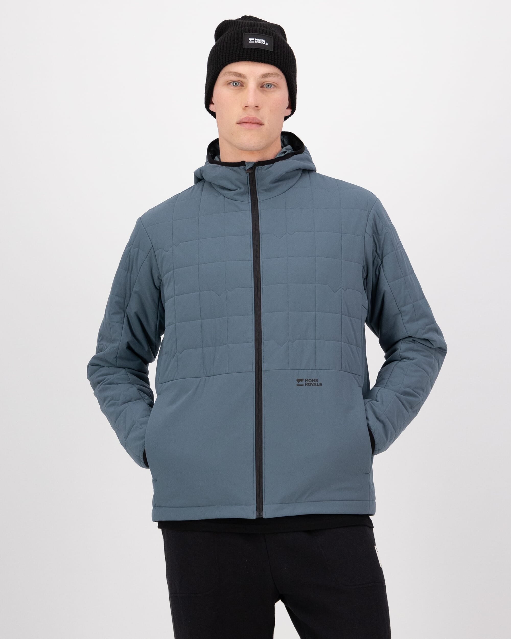 Mons Royale Mens Canyon Merino Insulated Hooded Jacket
