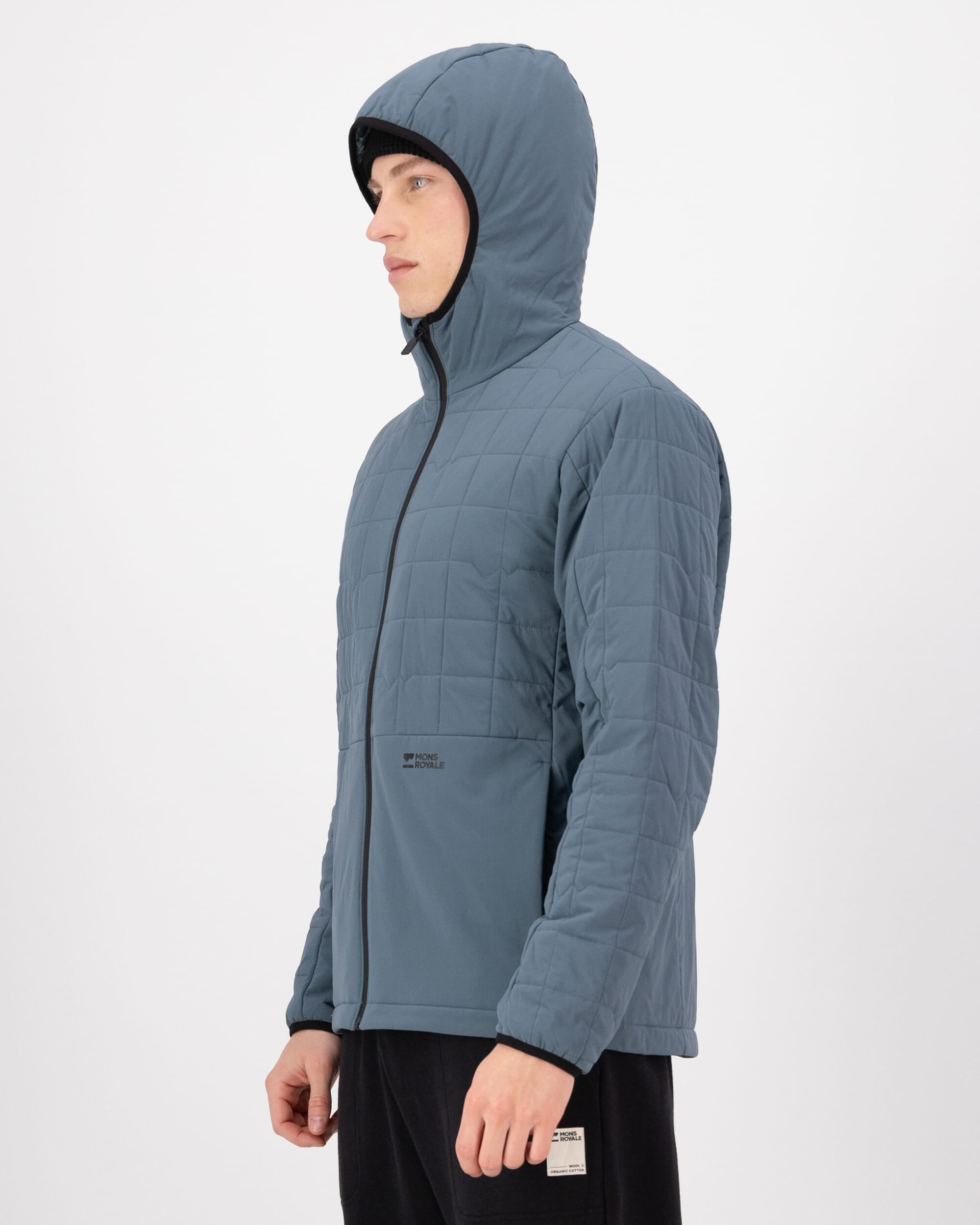 Mons Royale Mens Canyon Merino Insulated Hooded Jacket