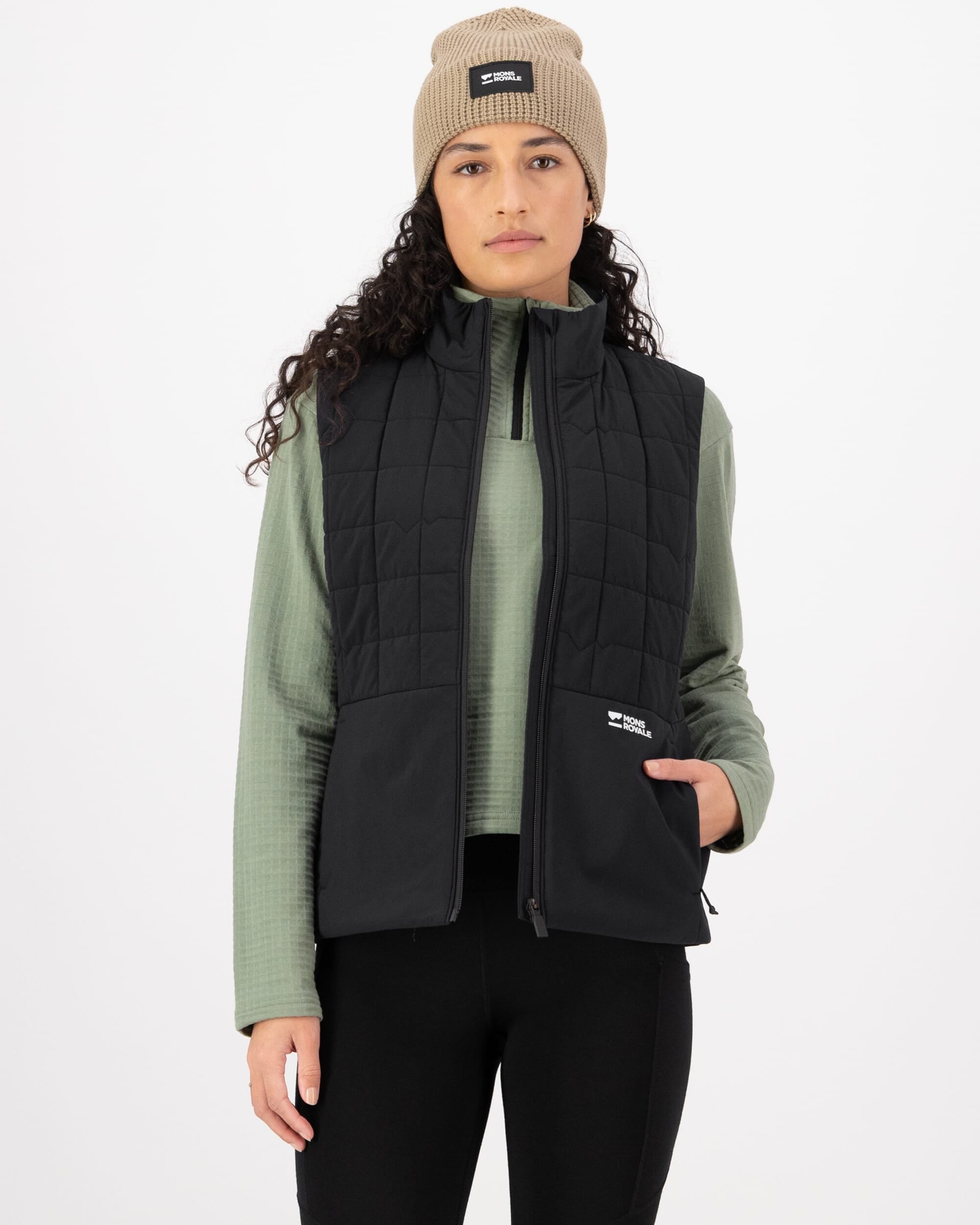 Mons Royale Womens Canyon Merino Insulated Vest