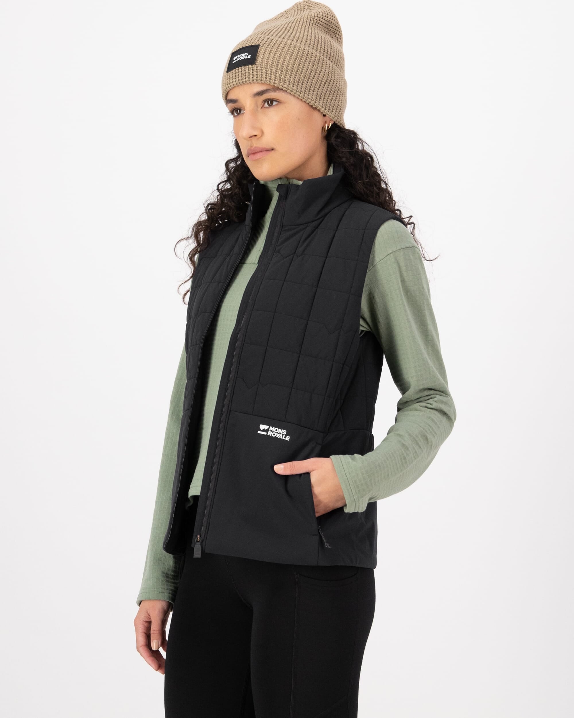Mons Royale Womens Canyon Merino Insulated Vest