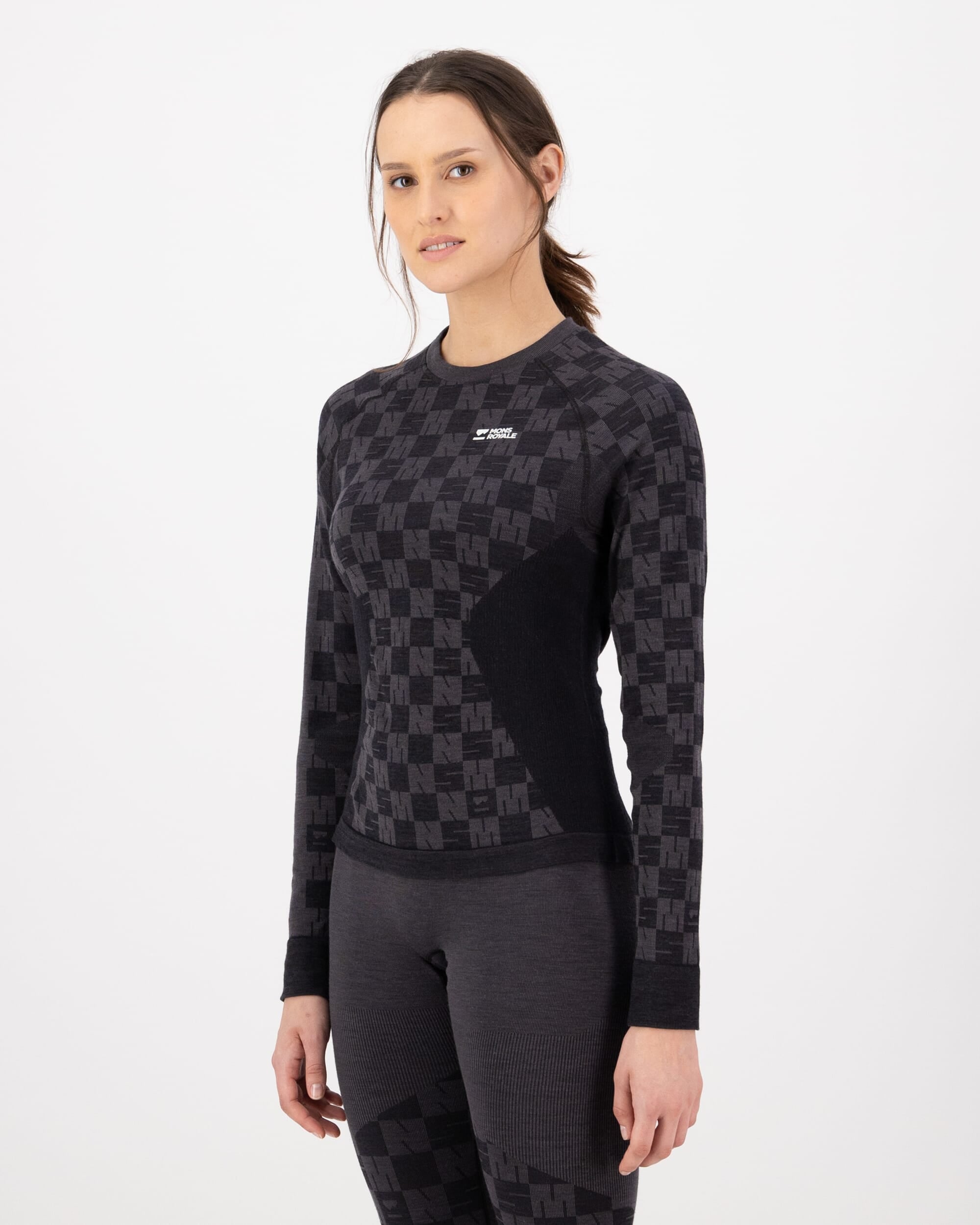 Mons Royale Womens Ascender Merino Base Layer Long Sleeve