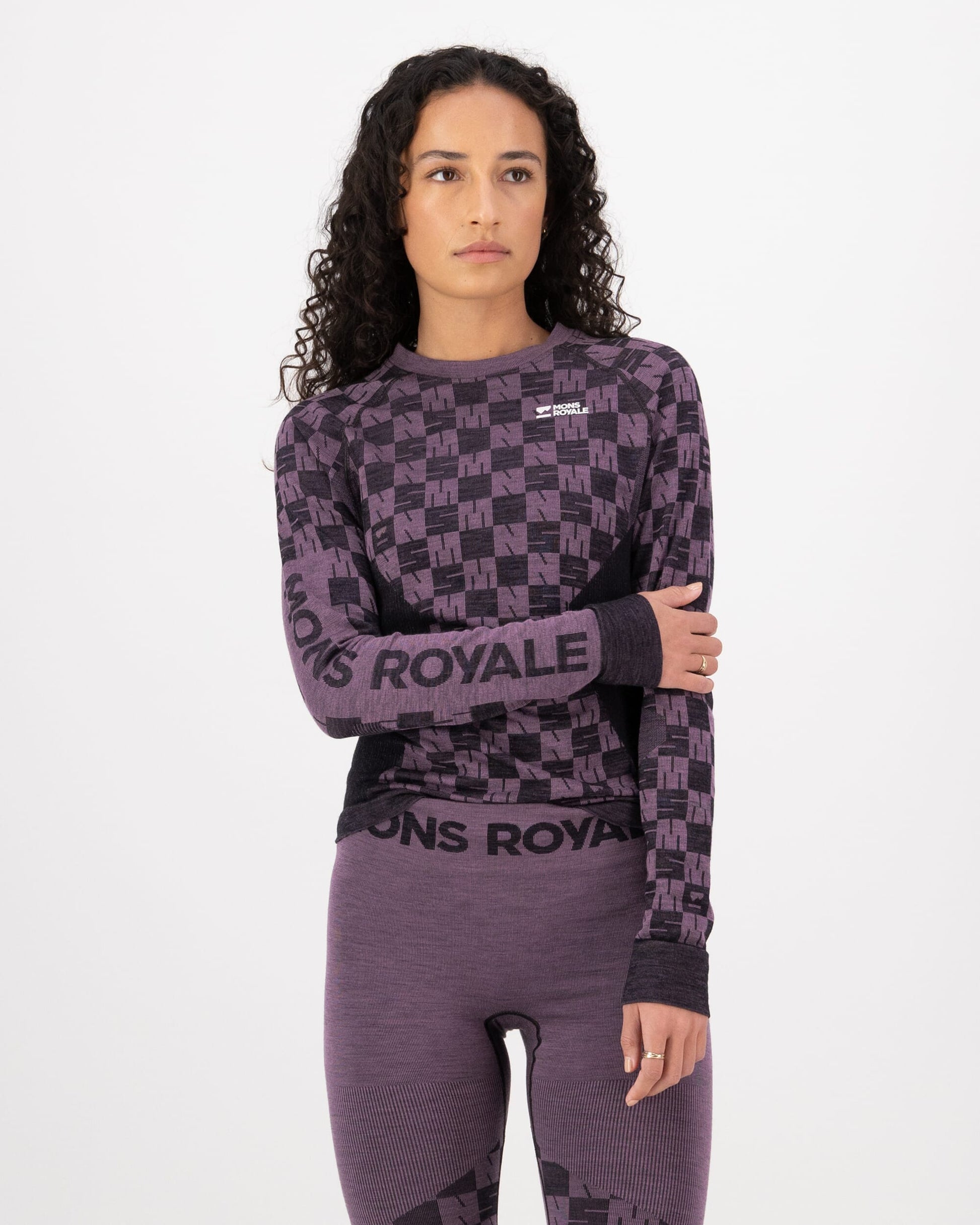 Mons Royale Womens Ascender Merino Base Layer Long Sleeve
