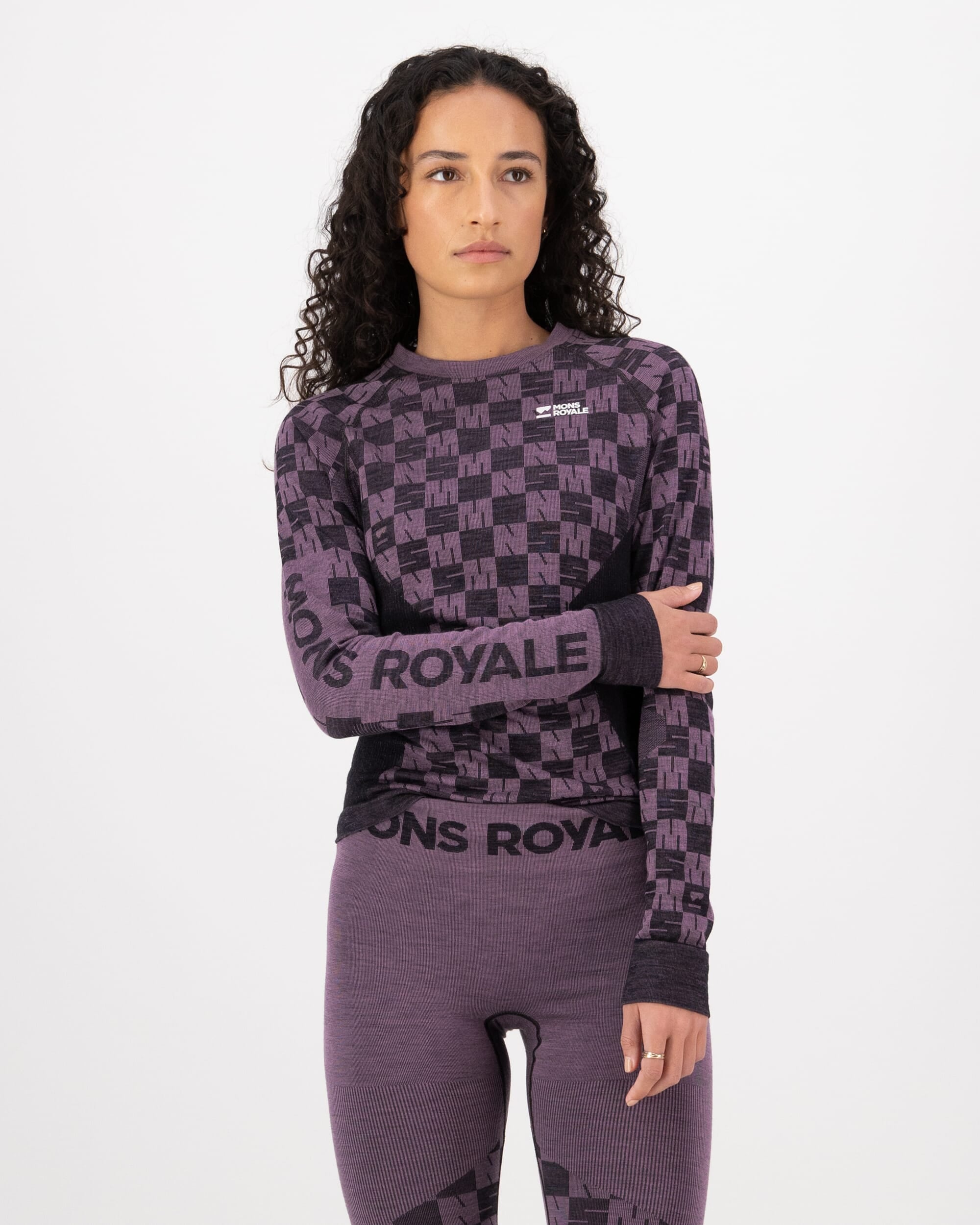 Mons Royale Womens Ascender Merino Base Layer Long Sleeve