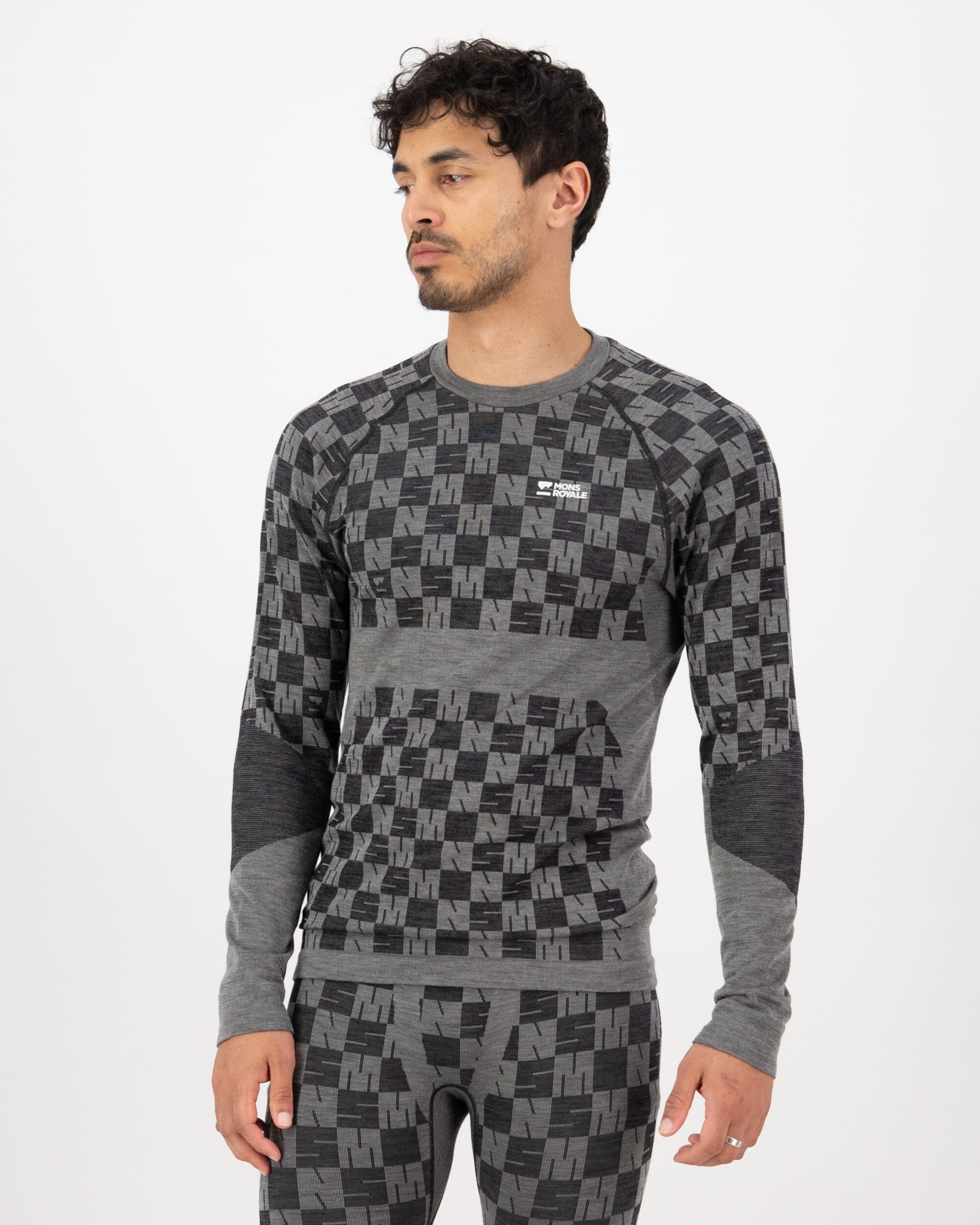 Mons Royale Mens Ascender Merino Base Layer Long Sleeve
