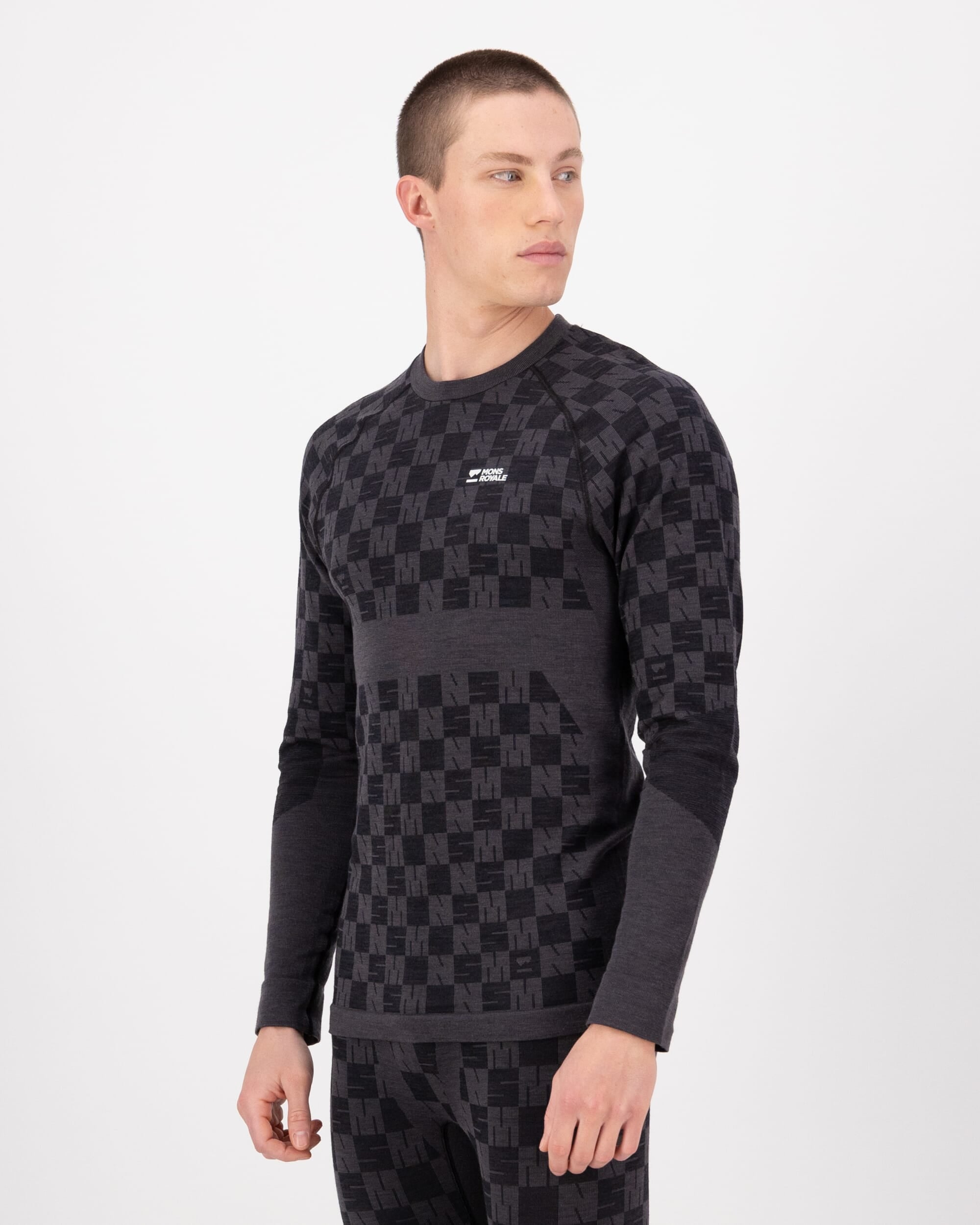 Mons Royale Mens Ascender Merino Base Layer Long Sleeve