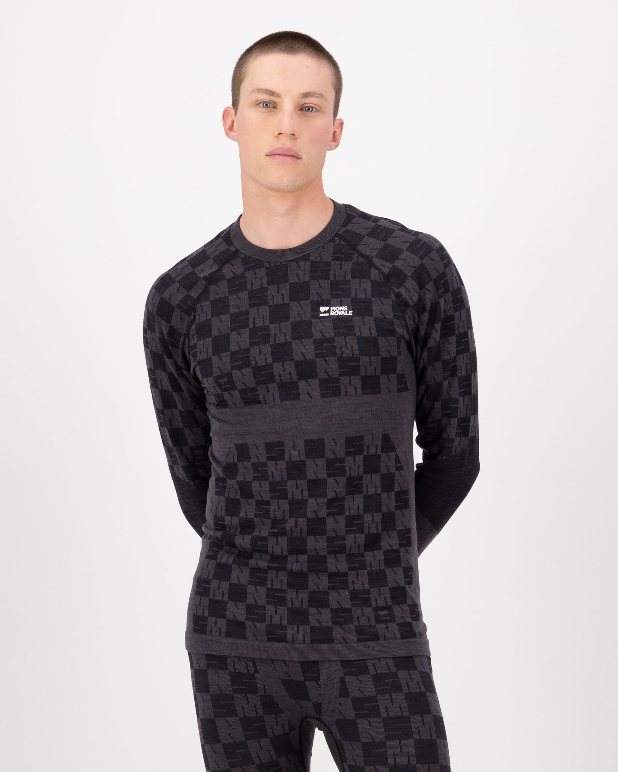 Mons Royale Mens Ascender Merino Base Layer Long Sleeve