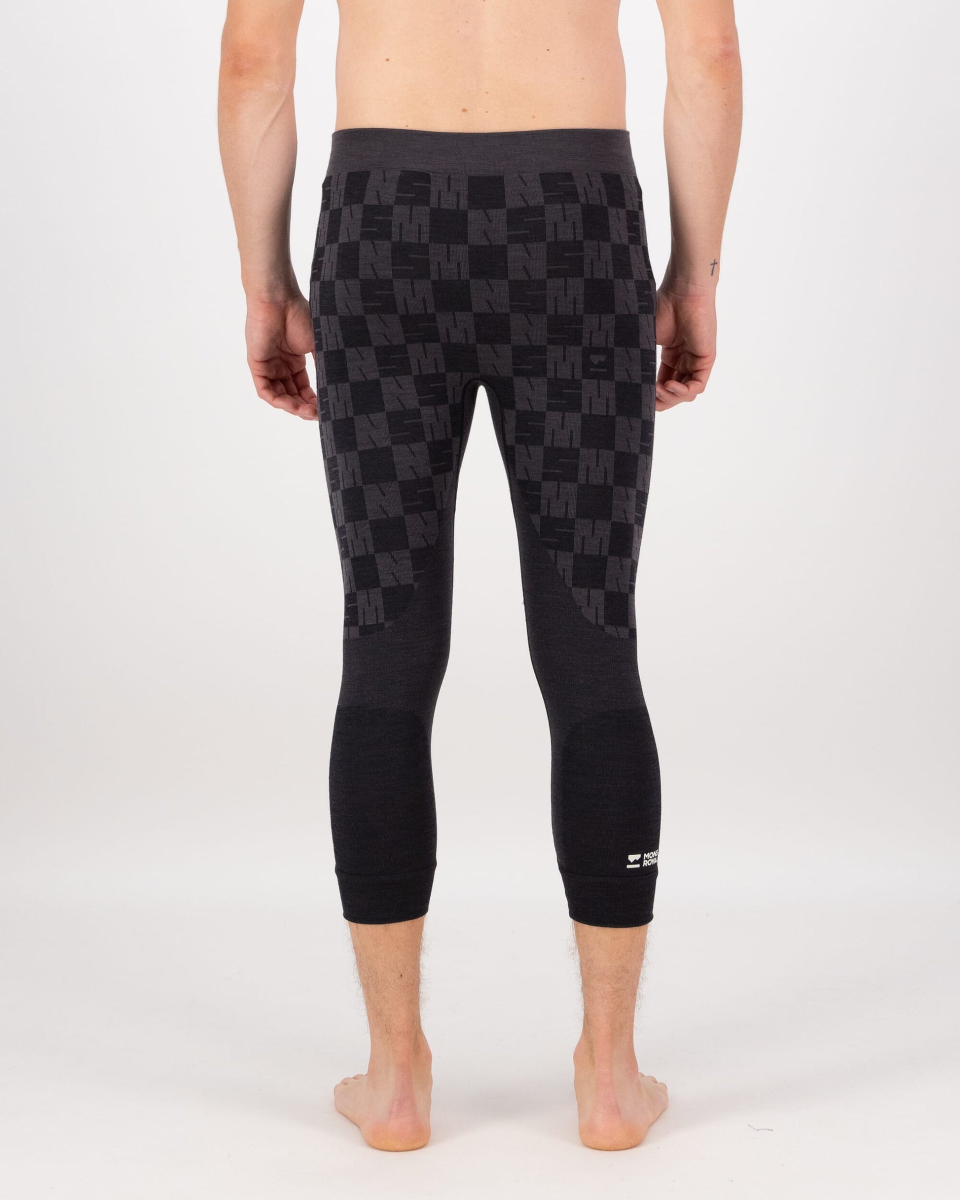 Mons Royale Mens Ascender Merino Base Layer 3/4 Legging