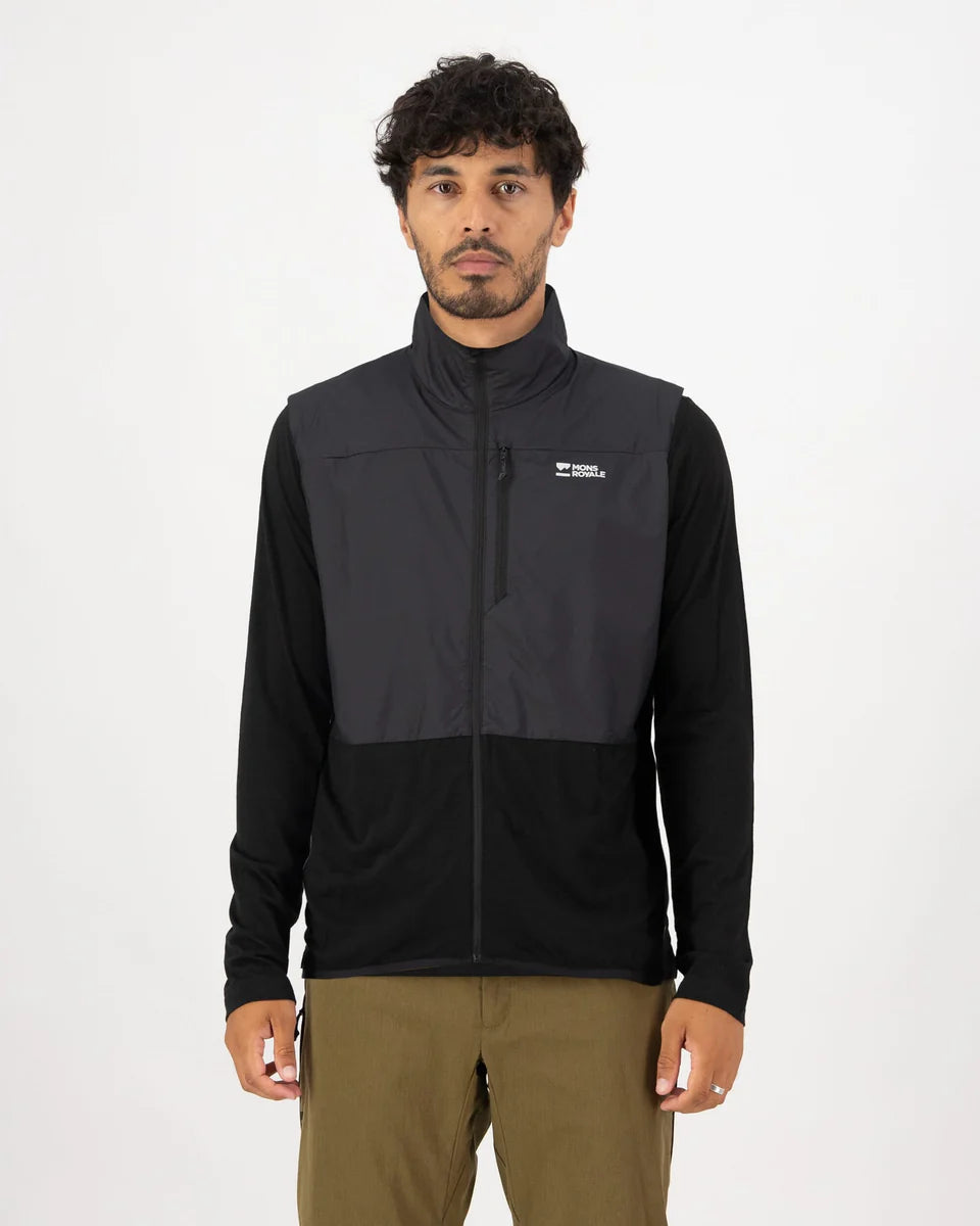 Mons Royale Mens Diversion Merino Wind Vest