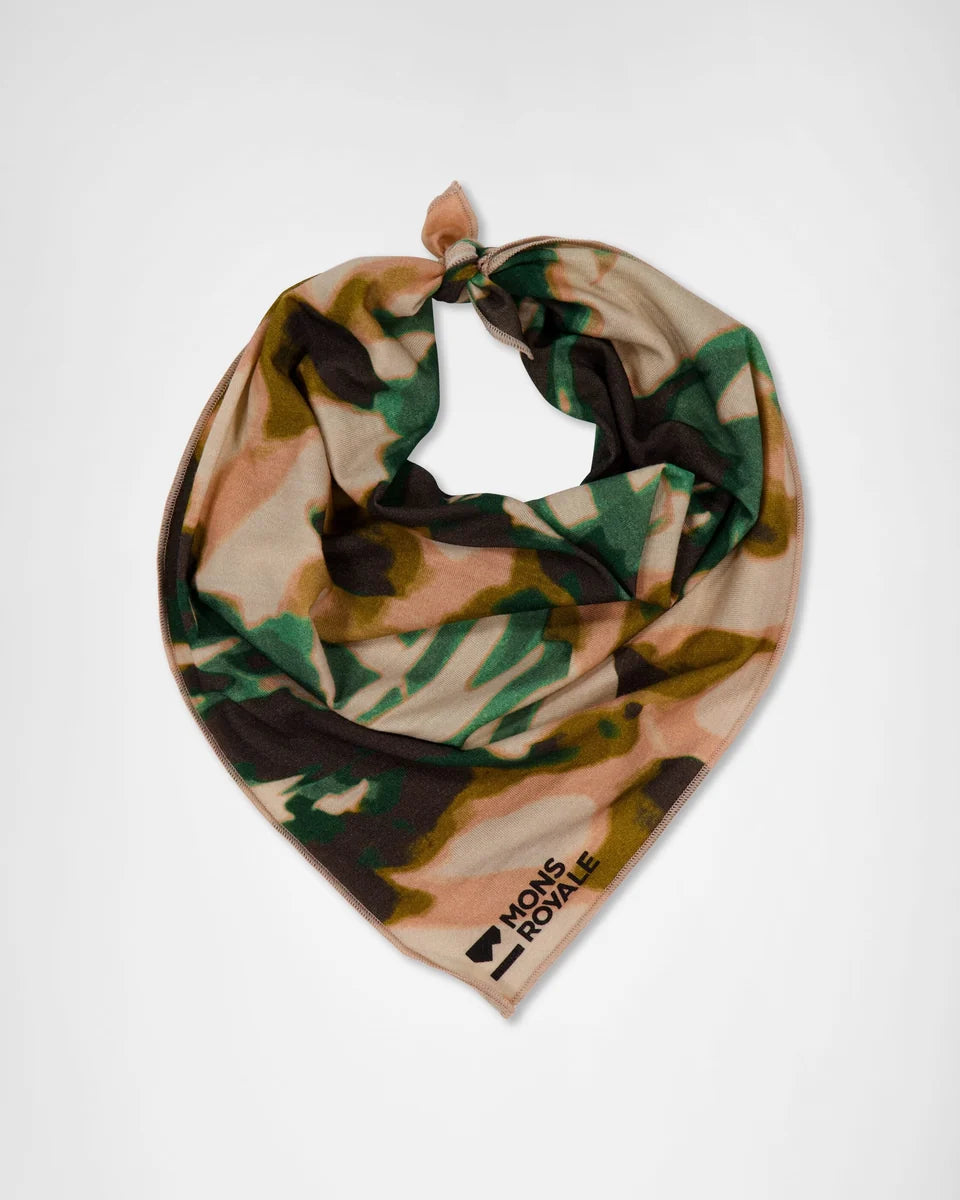 Mons Royale Renegade Merino Bike Bandana One Size Brush Camo