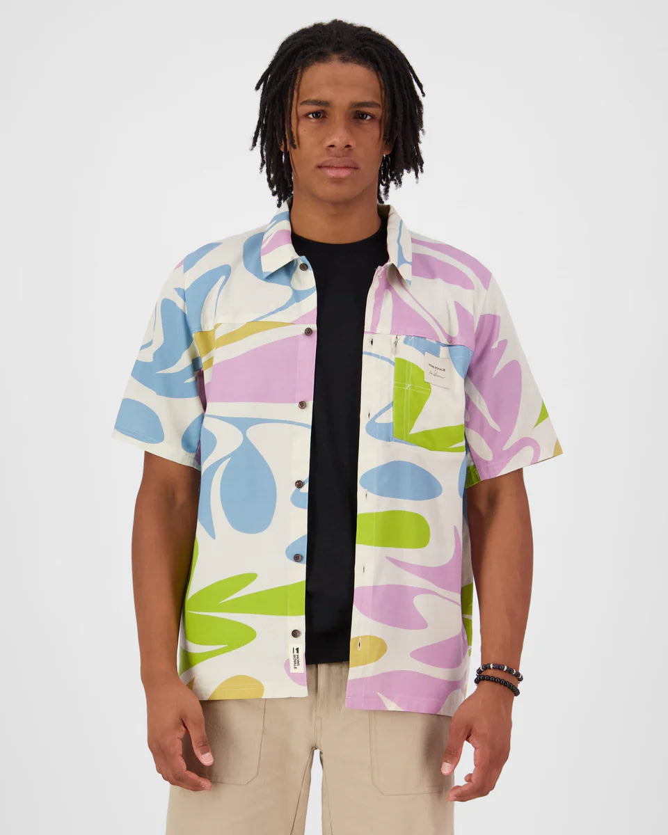 Mons Royale Mens AT Merino Short Sleeve Shirt Natures Odyssey