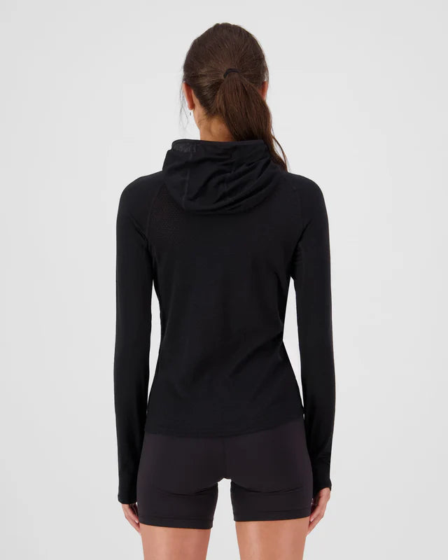 Mons Royale Womens Bella Merino Long Sleeve Hood