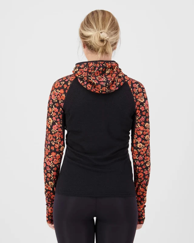Mons Royale Womens Bella Merino Long Sleeve Hood