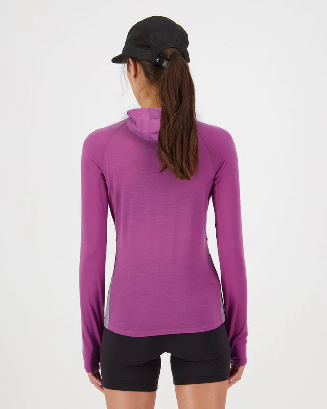 Mons Royale Womens Bella Merino Long Sleeve Hood