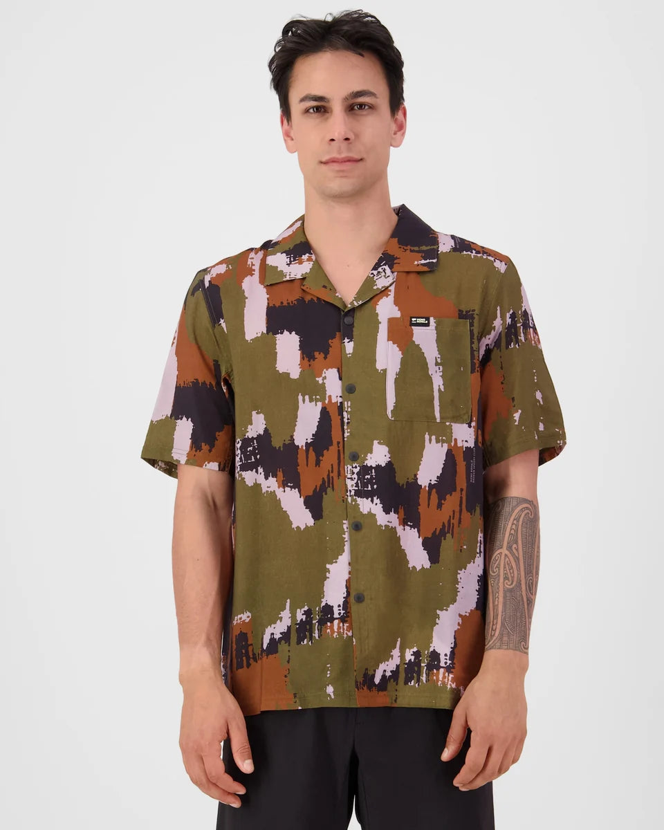 Mons Royale Mens Breezer Merino Short Sleeve Shirt