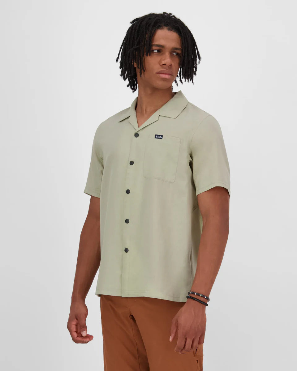 Mons Royale Mens Breezer Merino Short Sleeve Shirt