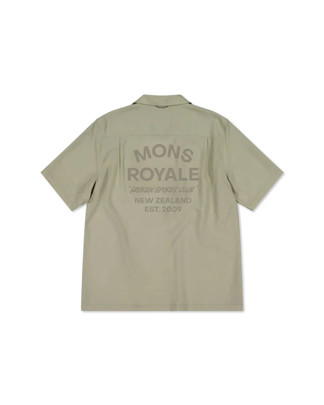 Mons Royale Mens Breezer Merino Short Sleeve Shirt