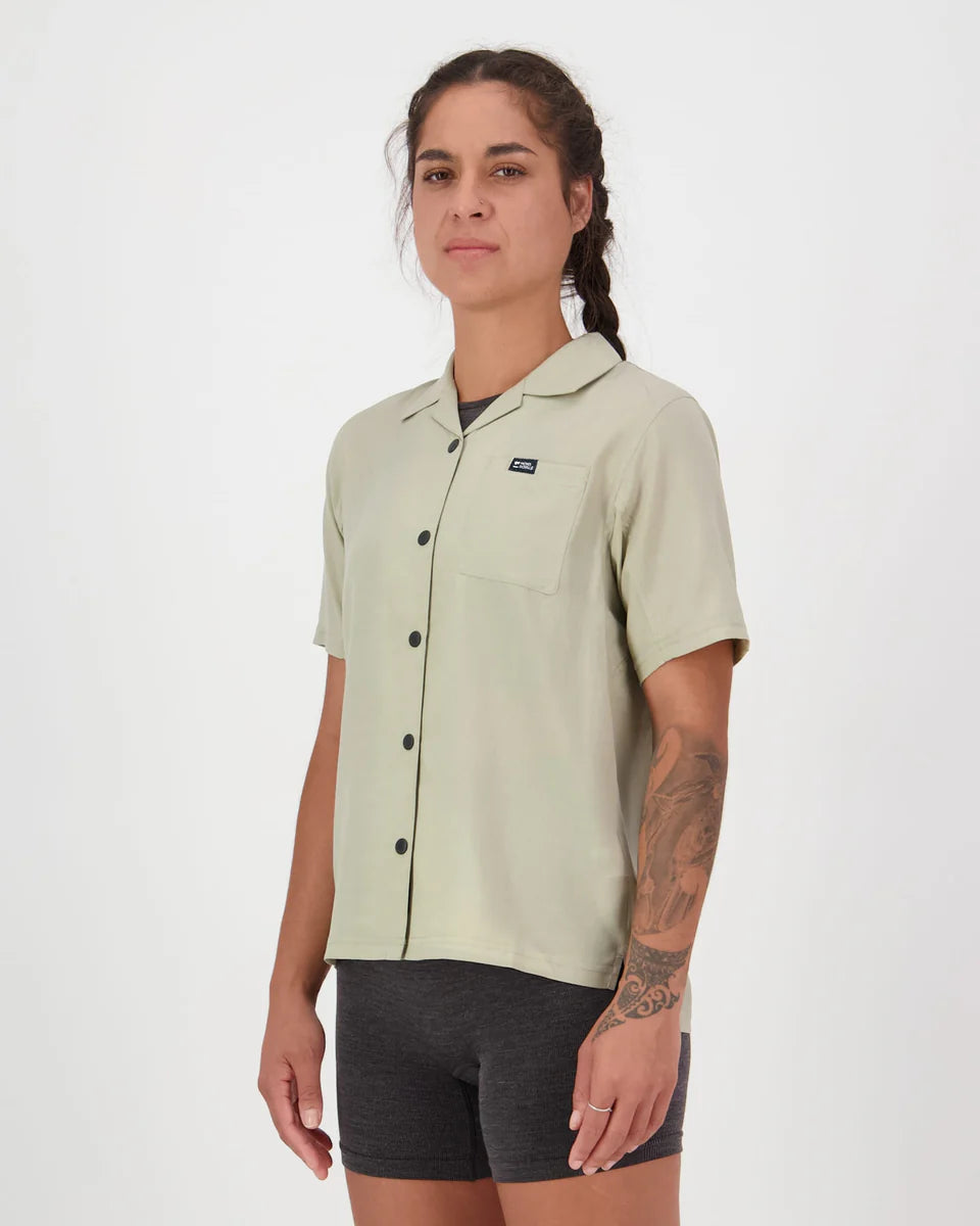 Mons Royale Womens Breezer Merino Short Sleeve Shirt
