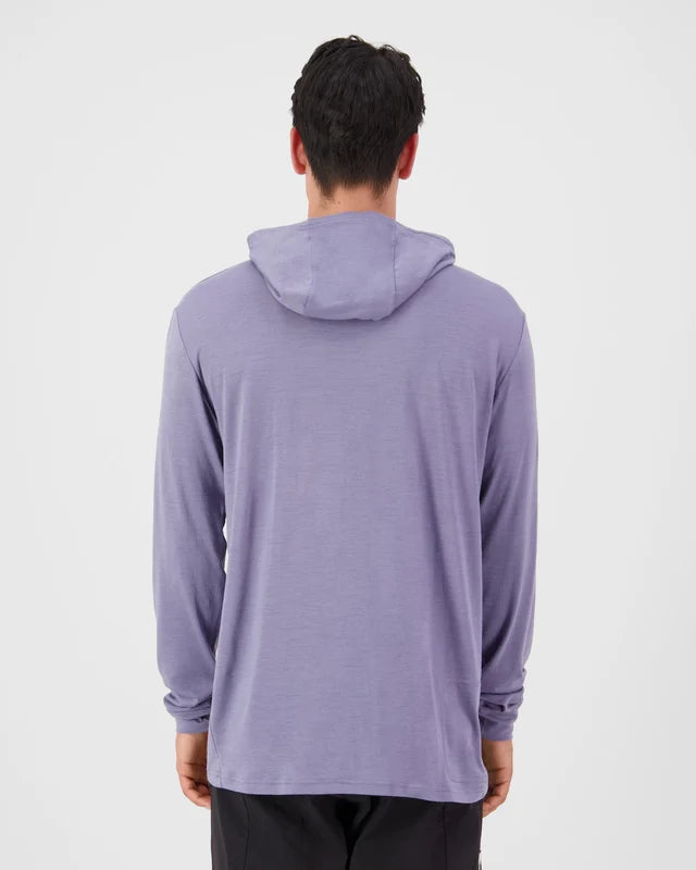 Mons Royale Mens Pivot Merino Long Sleeve Hood