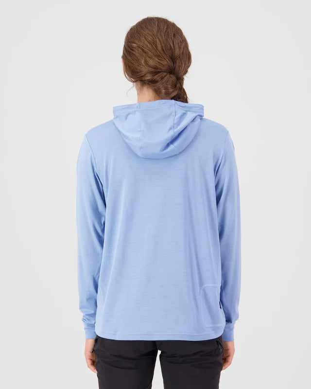 Mons Royale Womens Pivot Merino Long Sleeve Hood