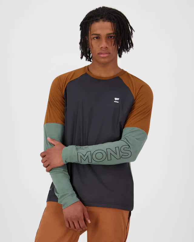 Mons Royale Mens Tarn Merino Bike Wind Jersey