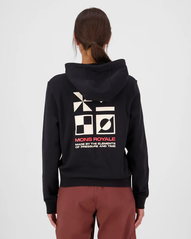 Mons Royale Womens Inversion Merino Hoodie