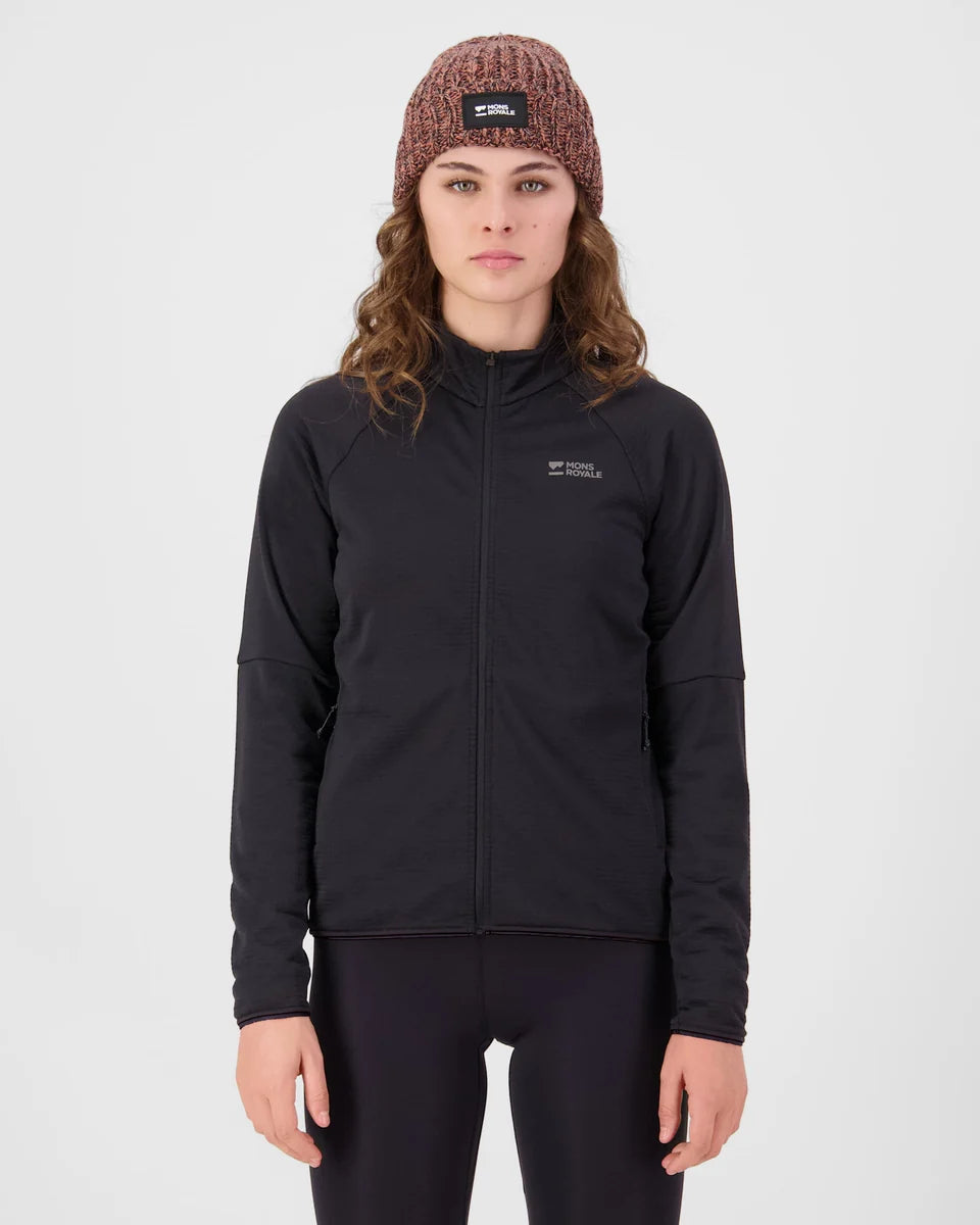 Mons Royale Womens Quad Merino Fleece Jacket
