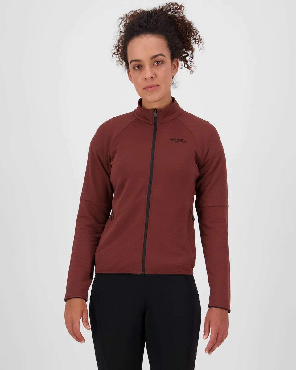 Mons Royale Womens Quad Merino Fleece Jacket