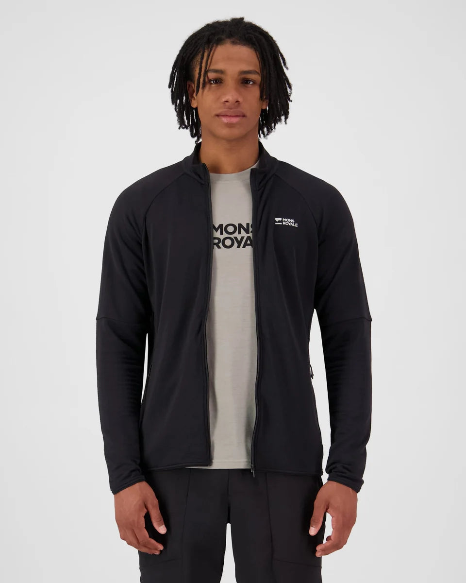 Mons Royale Mens Quad Merino Fleece Jacket
